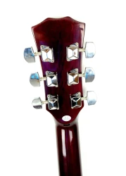 Mike Music 40Inch Acoustic Guitar With Bag And Strap And Extra Strings And Capo And Guitar Picks (40 Inch Glossy, Sunburst)