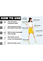 Generic Waterproof Butterfly Temporary Tattoo Sticker For Body Art