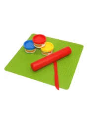 فن سكول عبوة بسجادة عجينة طرية مع عجينة تشكيل