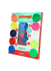 فانسكول عجينة سوفدو لتشكيل أرقام وحروف وأنانيب للمرح