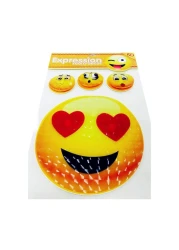 PVC 5D Emoji Sticker STK001 Yellow