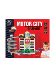 Power Joy Vroom Vroom Motor City Garage with 4 Cars Multicolour