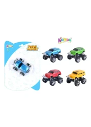 باور جوي فروم فايبر مجموعة ألعاب سيارات مصبوبة CRD108 - متعدد الألوان