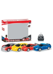 كيدز برو سيارة سباق باور ريسر بجهاز تحكم عن بعد - متعدد الألوان