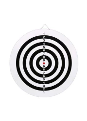 سوبريم سبورتس لوح رمي السهام مع سهام - متعدد الألوان مقاس 12 بوصة 7 قطع