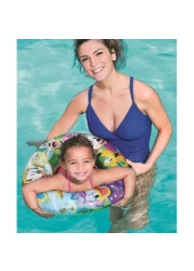 Bestway Mickey Printed Swim Ring Multicolour 56cm