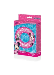 بيست واي عوامة سباحة مستديرة قابلة للنفخ بطبعة ديزني جونيور ميني - وردي 56 سم
