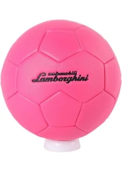 LAMBORGHINI #3 MACHINE SEWING PVC SOCCER BALL - PINK (Size 3)