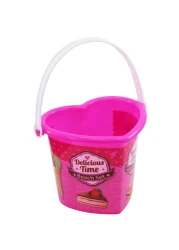 Ice Cream Theme Beach Sand Toys Set for Kids 5-Piece 15x16cm Bucket &amp; Bag Travel-Friendly Fun for Ages 3+