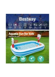Bestway Basketball Play Paddling Pool Multicolour 251x168x102cm