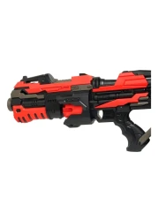 Feng Jia Battery Operated Ray Flame VIII-R Machine Gun with 10 Soft Darts