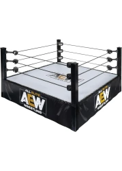 Generic All Elite Wrestling (AEW) Unrivaled Collection Action Ring - Authentic Action Ring, With Flexible Tension Ring Ropes