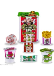 Terror Fried 08094 Slimy Box، عندما تسوء الوجبات السريعة، المقتنيات الإجمالية مع Slime، الأولاد الذين تتراوح أعمارهم بين 4-10 سنوات، لعب مركب متعدد، متعدد الألوان
