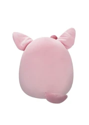 Medium Plush 12 inch Miracle Pink Fennec Fox with Bow Officially Licensed Kellytoy Plush Toy Colorful Soft Gift for Kids Girls &amp; Boys Washable Squishy Stuff Toy Multicolor All Age