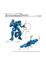 Banbao Mech II 2-In-1 Building Toy 6318 Multicolour Pack of 291