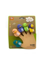 تون توي لعبة دمى الأصابع - متعدد الألوان