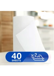 سانيتا كلوب مناديل منزلية عالية الامتصاص 40 منديلا 6 لفافات