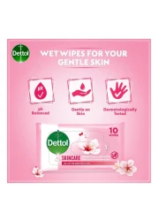 Dettol Skincare Anti-Bacterial Wipes White 10 Wipes Pack of 3