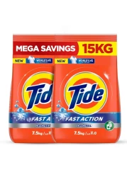 Tide Automatic Detergent Powder Megabox Original 7.5kg Pack of 2