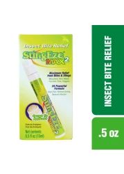MAX Bug Bite Relief Maximum Itch Relief from Bug Bites and Stings Stops Pain Relieves Itching Reduces Infection 05 oz Travel Pen Dauber
