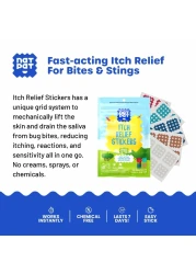 NATPAT Magic Patch Itch Relief Patches Insect Bite Patch for Mosquitos Ticks Midges Sandflies and Bed Bug Bites 30 Count BUZZPATCH The Original Natural Patch for Itch Relief