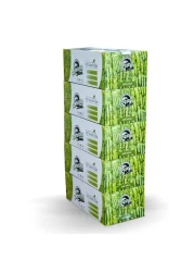 Bamboona Facial Tissue White 200 Sheets 5 Rolls
