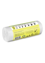 Enviro Shield 5 Gallon Oxo Biodegradable 30 Garbage Bags XXS White