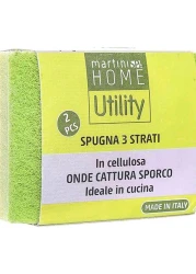 Martini Spa Home Utility Cellulose Sponge Multicolour 3 PCS