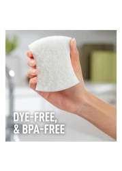 3M Scotch-Brite Greener Clean Non-Scratch Recycled Scrub Sponges 3.3x2.6inch 6 PCS