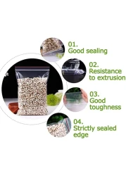 Lavish Clear Resealable Plastic Ziplock Storage Bag Size - 10 X 19 cm, [100-Units]