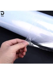 Duchic, [1 Roll] Clear Stretch Film Wrap - 500mm Heavy Duty Plastic Shrink Wrap for Pallet Wrap, Packing, Moving and Packaging - Cling Wrap, 1.30 kg, 400g core