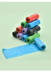 Multipurpose Pet Poop Bag Dog Waste Poop Bag Pet Accessories Pet Garbage Bag 8 Roll