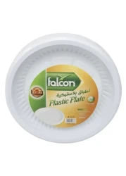 Falcon Plastic Plates 18cm White 25 PCS