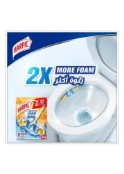 Harpic Active Fresh Sparkling Citrus 2 Toilet Rim Blocks 70g 2 PCS