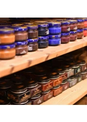 SAPHIR Creme Surfine Pommadier Shoe Polish Beeswax Cream for Leather Products Navy Blue