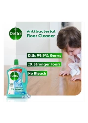 ديتول3X منظف أرضيات فعال ضد البكتيريا برائحة الأكوا المنعشة 3 لتر