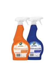 JIF Ultra Fast Cleaner Spray Bathroom &amp; Kitchen 500ml Pack of 2