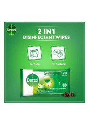 Dettol Original Anti-Bacterial Multi-Use 120 Wipes