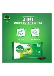 Dettol Anti-Bacteria 80 Wipes