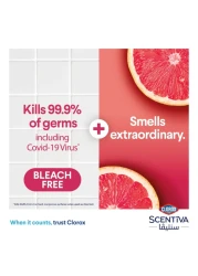 Clorox Scentiva Disinfecting Wipes Grapefruit &amp; Orange Blossom 75 Wet Wipes