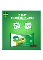 Dettol Original Antibacterial Skin 40 Wipes