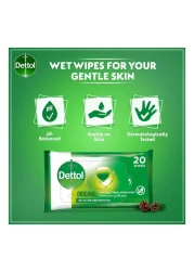 Dettol Anti Bacterial Original Skin 20 Wipes