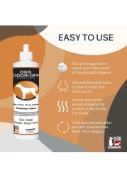 Thornell Dog OdorOff Pet Odor Eliminator Soaker Bottle 16 oz Ready to Use Dog Carpet Cleaner Soaker Dog Urine Carpet Cleaner for Home Glandular Secretions Feces Odors on Carpet Cages More