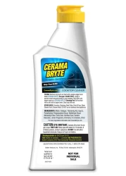 Cerama Bryte Combo Kit POWR Grip Scraper Pad Removes Tough Stains Cooktop and Stove Top Cleaner for Glass Ceramic Surfaces 10 Ounces 4 Piece