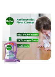 Dettol 3x Antibacterial Power Floor Cleaner Lavender 3L Pack of 2
