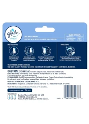 Glade PlugIns Refills Air Freshener Scented and Essential Oils for Home and Bathroom Clean Linen 201 Fl Oz 3 Count
