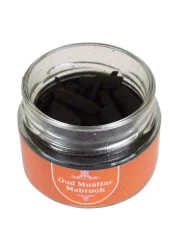 Al Riyah Mabrook Oud Muattar 40g Black And Orange