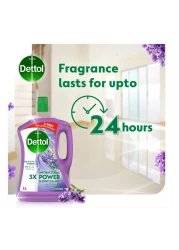 ديتول منظف للأرضيات مضاد للبكتيريا برائحة اللافندر 3 لتر مع منظف لجميع الأغراض بعطر الليمون 500ملل