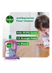 ديتول 3X منظف أرضيات قوي مضاد للبكتيريا برائحة الخزامى 3 لتر + 1.8 لتر