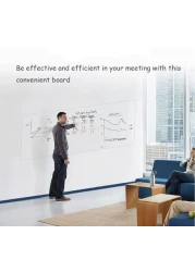 Generic Dry Erase Whiteboard Sticker Wall Decal, Self-Adhesive White Board Peel Stick Paper For School, Office, Home, Kids Drawing With 1 Water Pen (78.7" X 17.7")